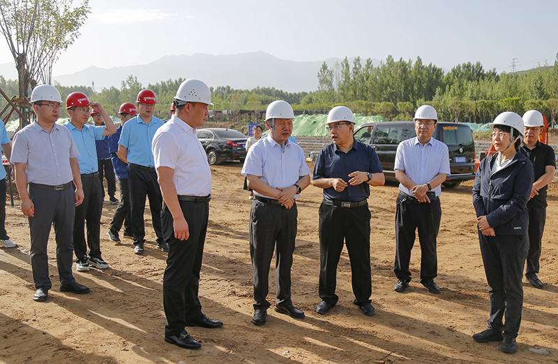 冯志君到汾西县县域小水网项目和霍州市汾河生态治理项目调研